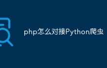php怎么对接Python爬虫