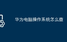 华为电脑操作系统怎么查