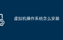 虚拟机操作系统怎么安装