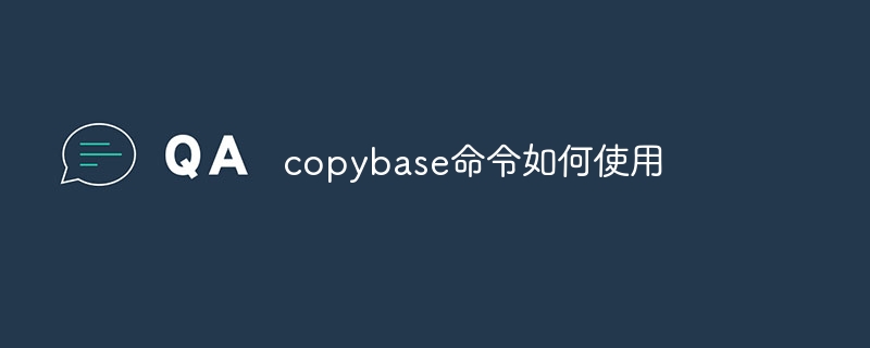 copybase命令如何使用