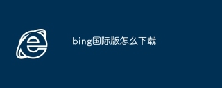 bing国际版怎么下载