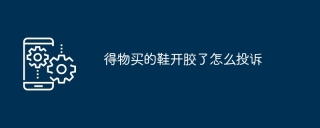 得物买的鞋开胶了怎么投诉