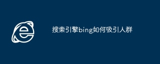 搜索引擎bing如何吸引人群