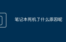 笔记本死机了什么原因呢