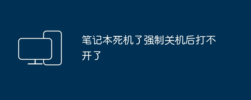 笔记本死机了强制关机后打不开了