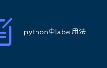 python中label用法