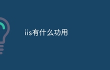 iis有什么功用