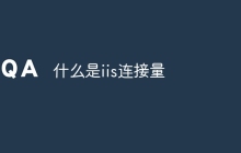 什么是iis连接量