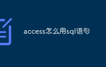 access怎么用sql语句