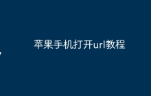 苹果手机打开url教程