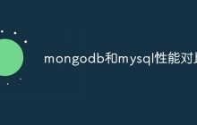 mongodb和mysql性能对比