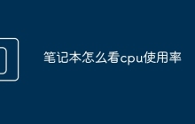 笔记本怎么看cpu使用率