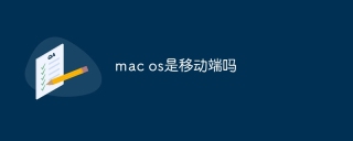 mac os是移动端吗