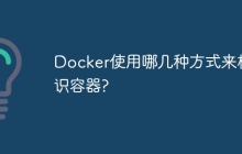 Docker使用哪几种方式来标识容器?