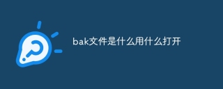 bak文件是什么用什么打开