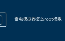 雷电模拟器怎么root权限