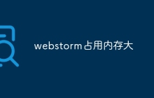 webstorm占用内存大