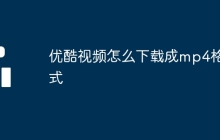 优酷视频怎么下载成mp4格式