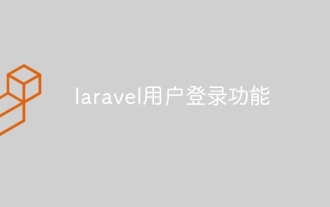 Laravel user login function