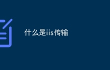 什么是iis传输
