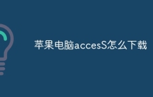 苹果电脑accesS怎么下载
