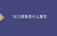 SEO搜索是什么意思
