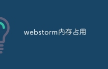 webstorm内存占用