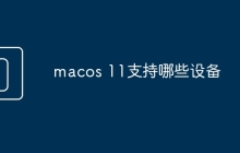 macos 11支持哪些设备