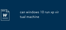 windows 10可以運行xp虛擬機器嗎