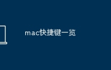 mac快捷键一览
