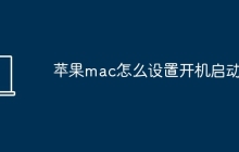 苹果mac怎么设置开机启动项