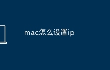 mac怎么设置ip