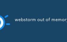 webstorm out of memory