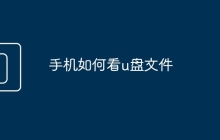 手机如何看u盘文件