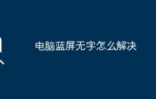 电脑蓝屏无字怎么解决