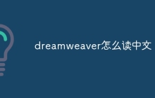 dreamweaver怎么读中文