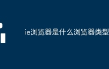 ie浏览器是什么浏览器类型
