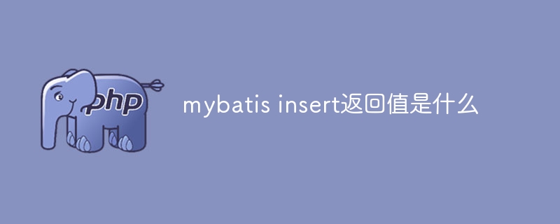 mybatis insert返回值是什么