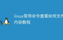 linux常用命令查看如何文件内容教程