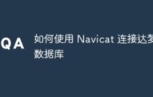 如何使用 Navicat 连接达梦数据库
