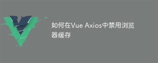 How to disable browser cache in Vue Axios