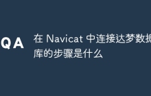 在 Navicat 中连接达梦数据库的步骤是什么