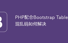 PHP配合Bootstrap Table出现乱码如何解决