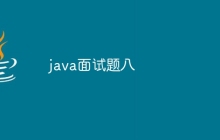 java面试题八
