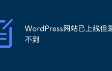 WordPress网站已上线但是搜不到