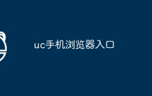 uc手机浏览器入口