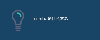 toshiba是什么意思