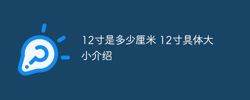 12寸是多少厘米 12寸具体大小介绍