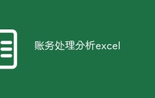 账务处理分析excel