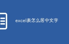 excel表怎么居中文字
